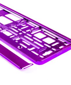 Suport numar inmatriculare din plastic, calitate Premium, culoare VIOLET