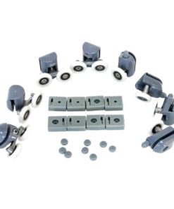 Set 24 piese reconditionare cabina de dus, culoare Gri