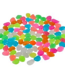 Set 100 pietre decorative fluorescente, culoare Multicolor, AVX-AG653C