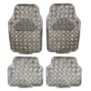 Covorase Auto Universale, model Diamond, culoare Crom Carbon
