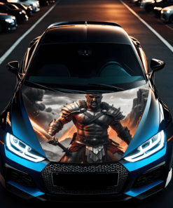 Folie Capota Auto "Hood Art" rezistenta la exterior, marime L (180 x 130cm) - Cod: AVX-CAPOTA-007L