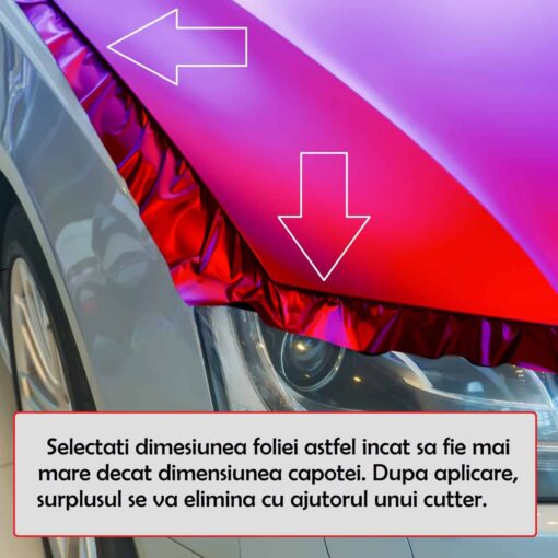 Folie Capota Auto "Hood Art" rezistenta la exterior, marime L (180 x 130cm) - Cod: AVX-CAPOTA-009L - imagine 4